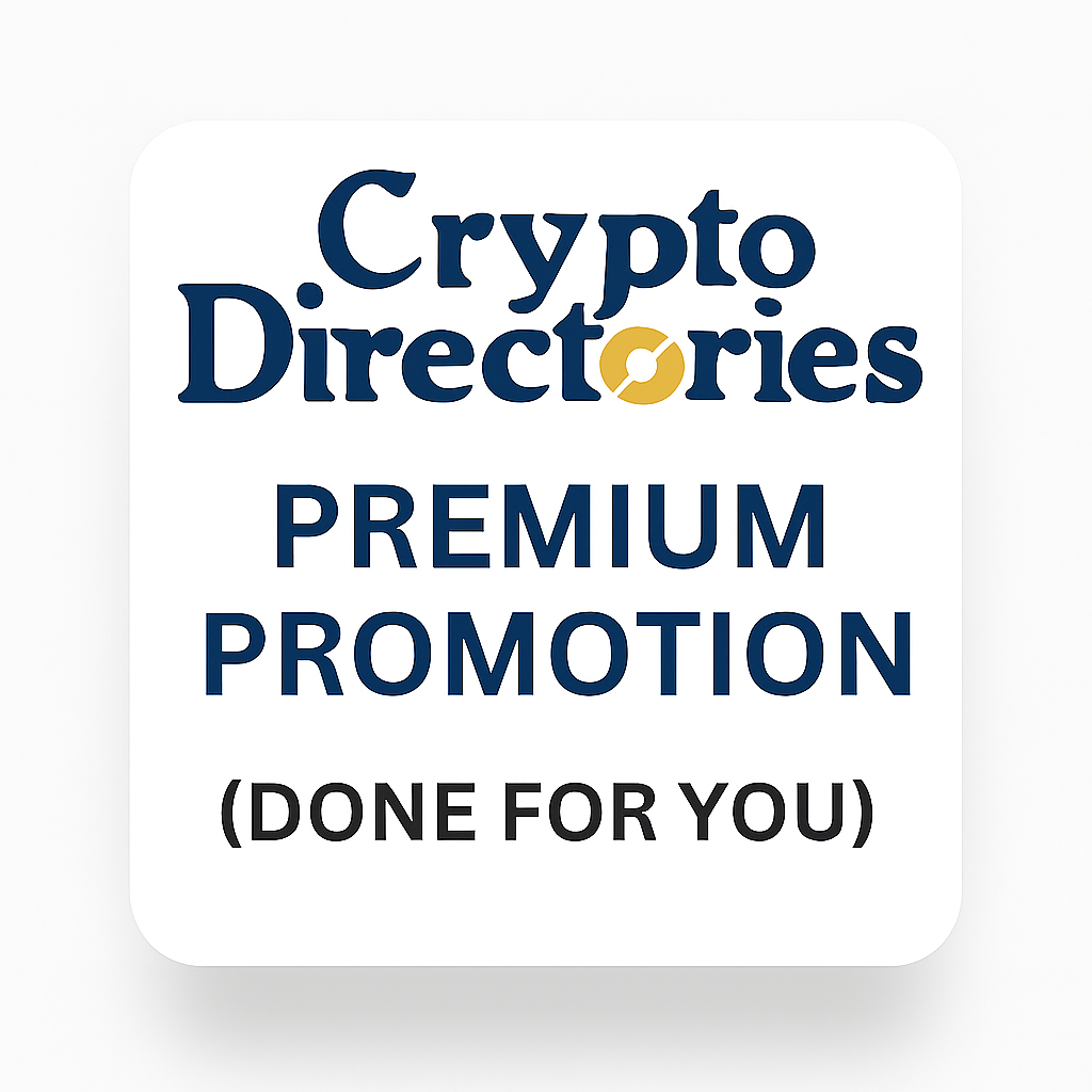 Premium Crypto DONE FOR YOU Promotion