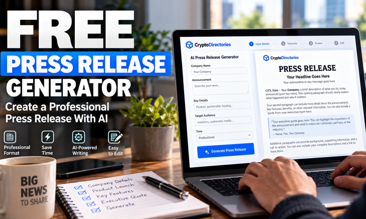 Free Press Release Generator: Create a Professional Press Release With AI