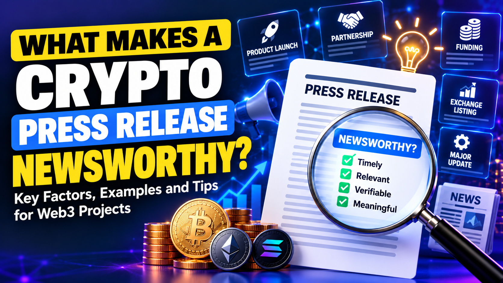 what makes a crypto press release newsworthy