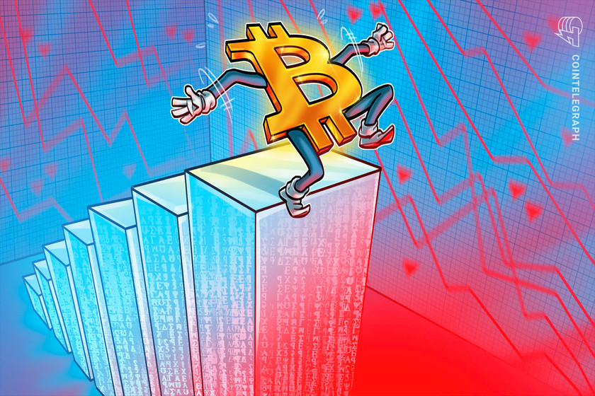 Bitcoin price slides 5% in 60 minutes, hitting two-week low amid Silvergate