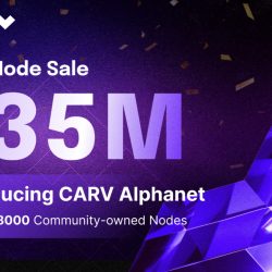 CARV Launches Alphanet: $35M Node Sale Propels Decentralization Milestone