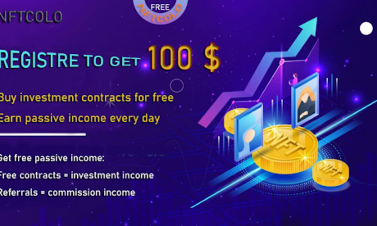 Earn passive income from home with NFTcolo’s free crypto investments