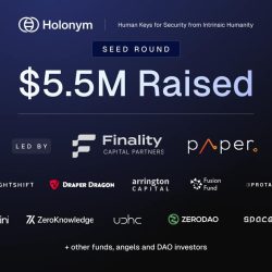 Holonym Foundation Emerges with $5.5 Million Seed Funding to Provide Global Digital Personhood with Human Keys