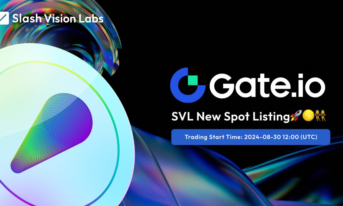 Slash Vision Labs Token (SVL) to be Listed on Gate.io as it Prepares Slash Card Launch