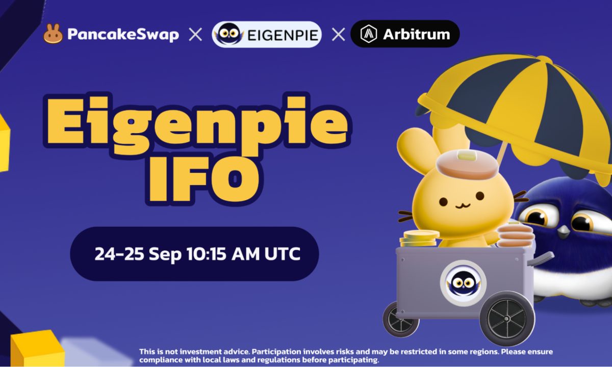 PancakeSwap Launches First IFO on Arbitrum Featuring Eigenpie