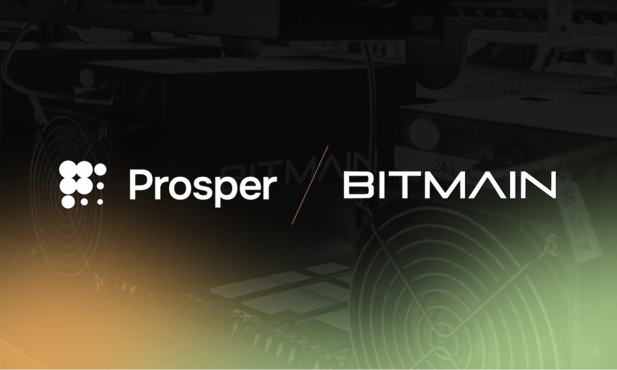 Prosper enters into long-term agreement with BITMAIN to provide Bitcoin miner hosting services