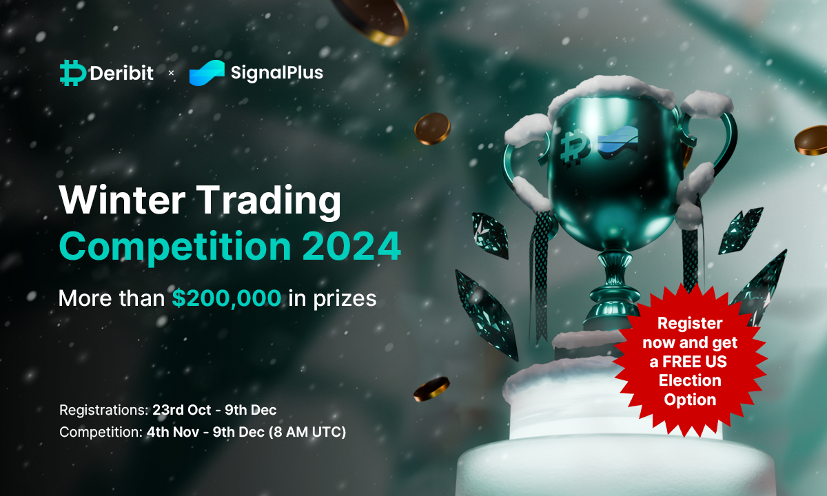 Deribit and SignalPlus Launch $200,000 Winter Trading Competition