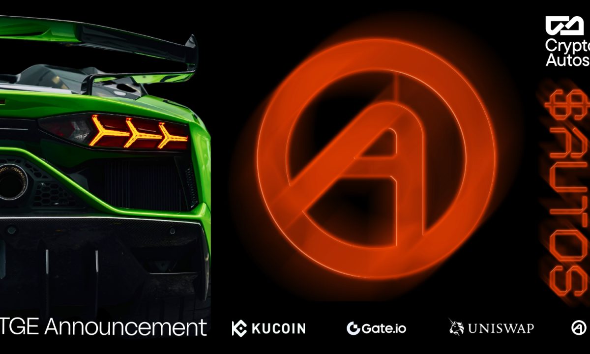 CryptoAutos Announces TGE for $AUTOS Token Following Sold-Out Public Sale