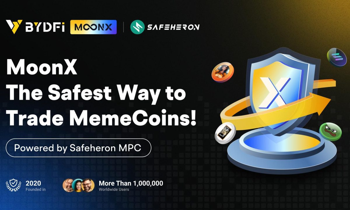 BYDFi Partners with Safeheron to Launch MoonX, The Ultimate Platform for Secure MemeCoin Trading