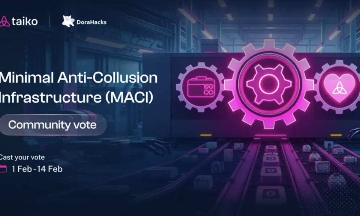 Ethereum L2 Taiko and DoraHacks Are Launching the Largest Anonymous Community Vote in Crypto History
