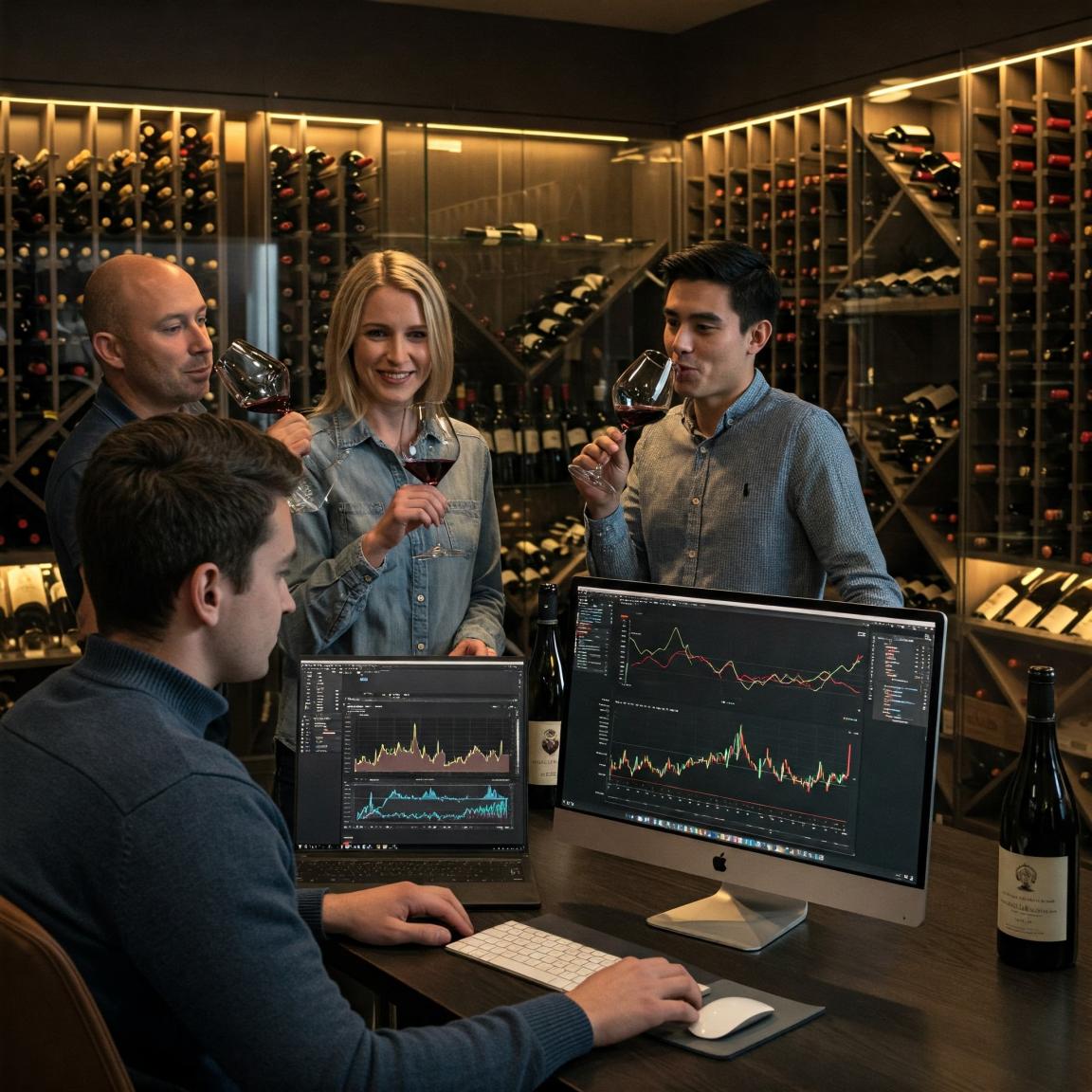 Liquid Mercury and DVIN LABS Partners start the investment grade wine trading platform.