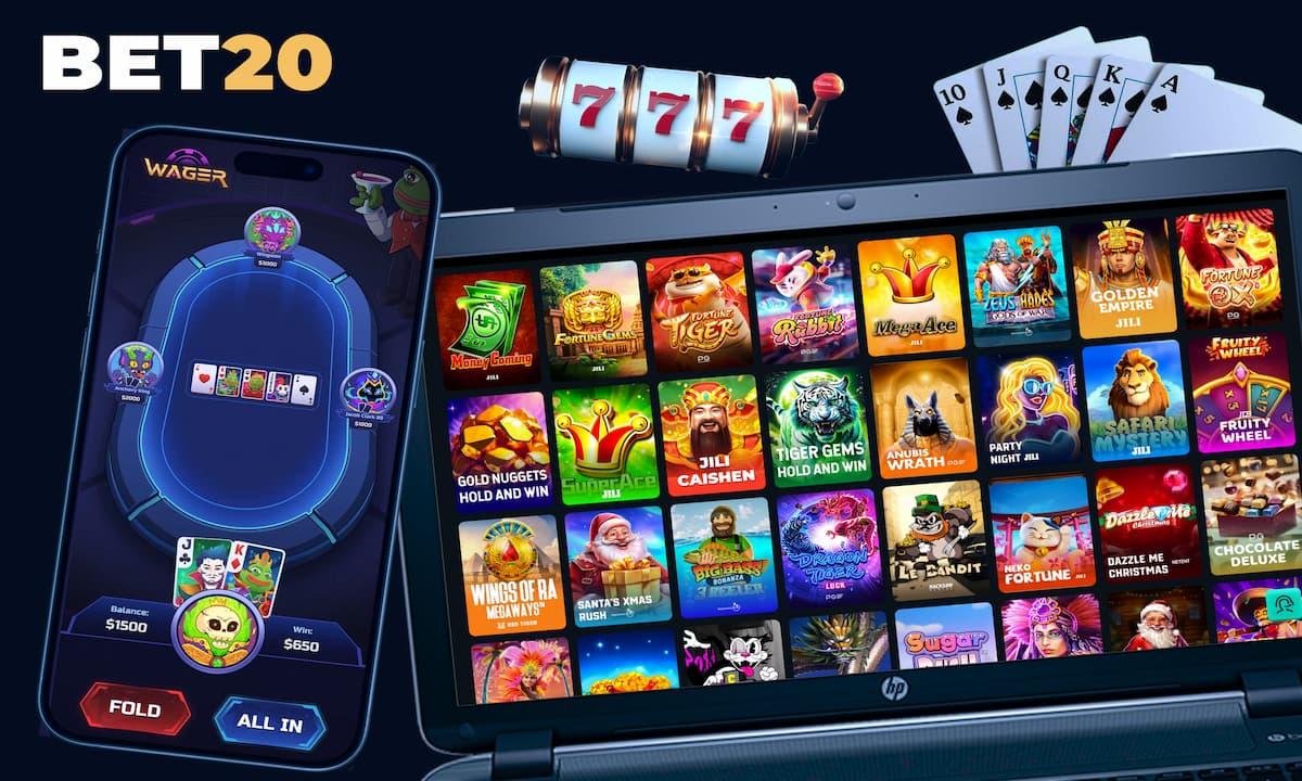 BET20 launches a premium casino platform with reliable license, instant encryption withdrawal and elite games.
