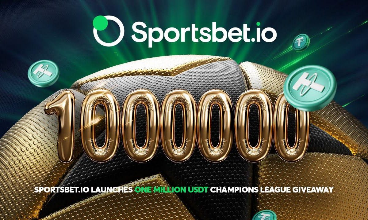 Sportsbet.io launches 1 million USDT giveaway to mark Champions League finale