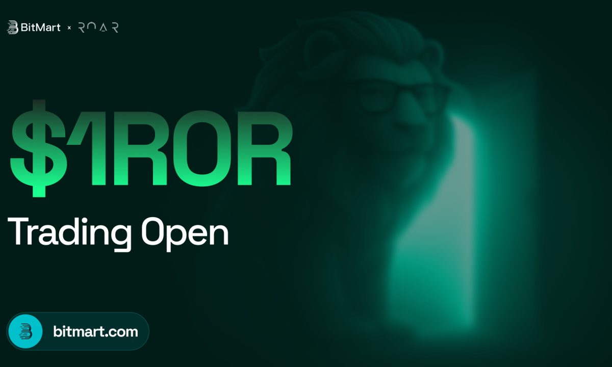 R0AR Lists on BitMart: $1R0R Makes CEX Debut