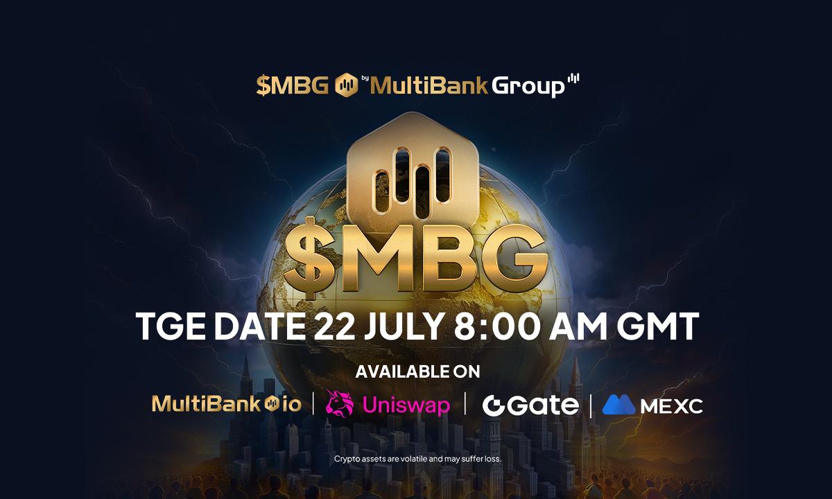 MultiBank Group’s $MBG Token TGE Is Live On MexC, Gate.io, Uniswap And Multibank.io.