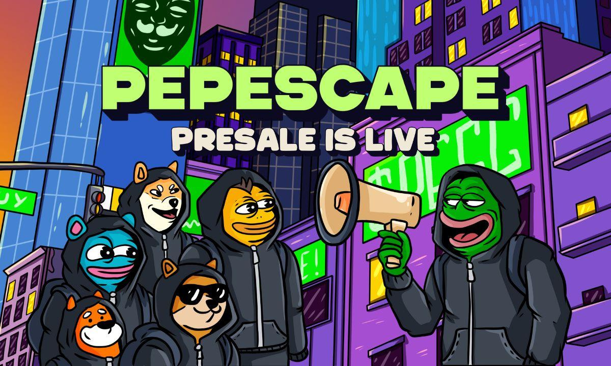 PEPESCAPE Launches Crypto Presale, Combining Memecoin Culture With Decentralized Finance Ecosystem