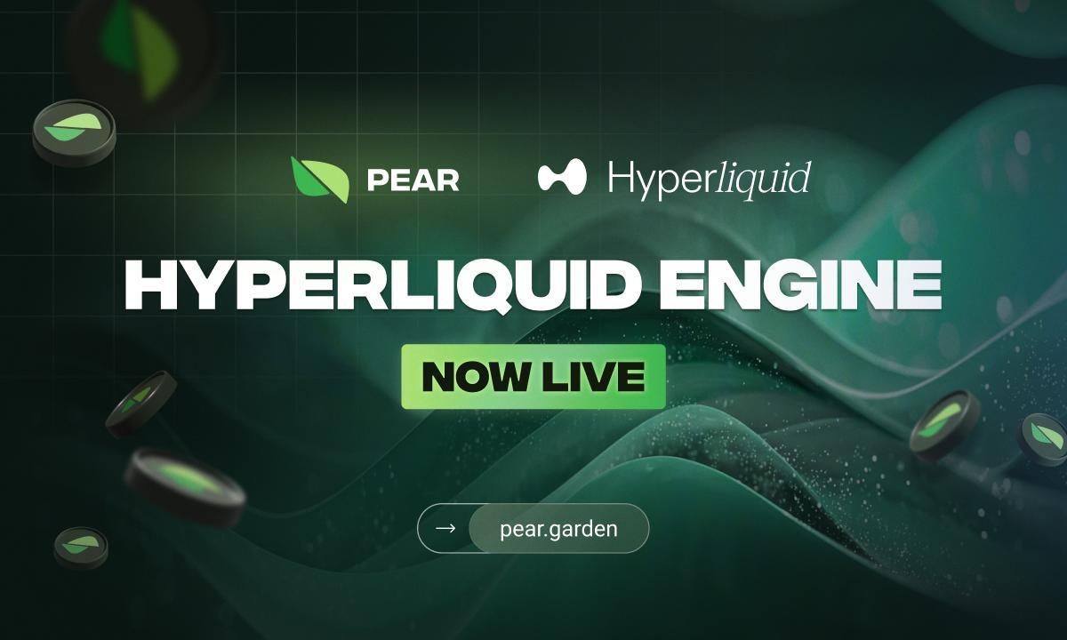 Pear Protocol Goes Live With Hyperliquid Integration And Announces .1M Strategic Round Led By Castle Island Ventures