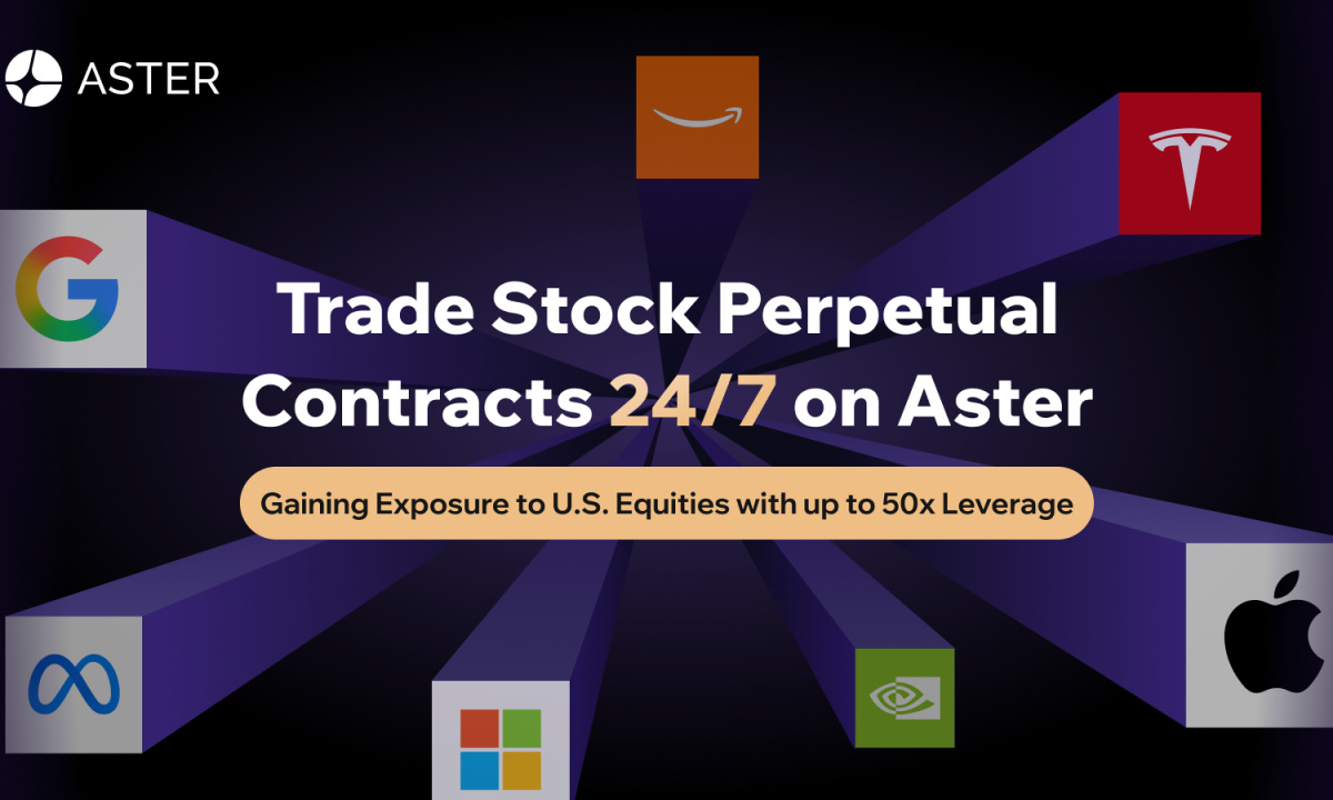Aster Launches 24/7 Stock Perpetual Contracts Trading With Exposure To U.S. Equities