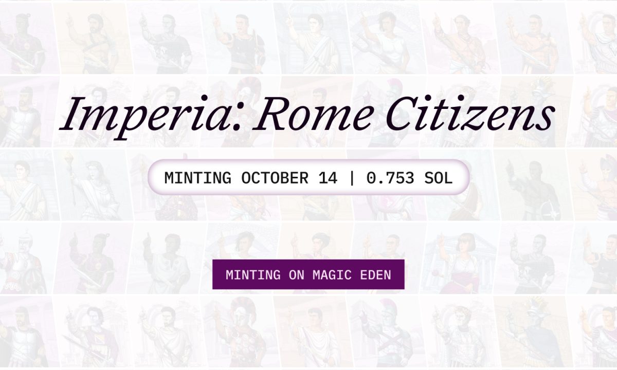 Rome Launches Its Genesis NFT Collection “Imperia” on Magic Eden Launchpad