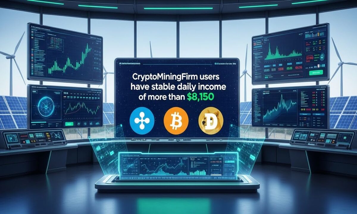 From Mobile To Cloud Mining！Earn ,150 A Day With CryptoMiningFirm!