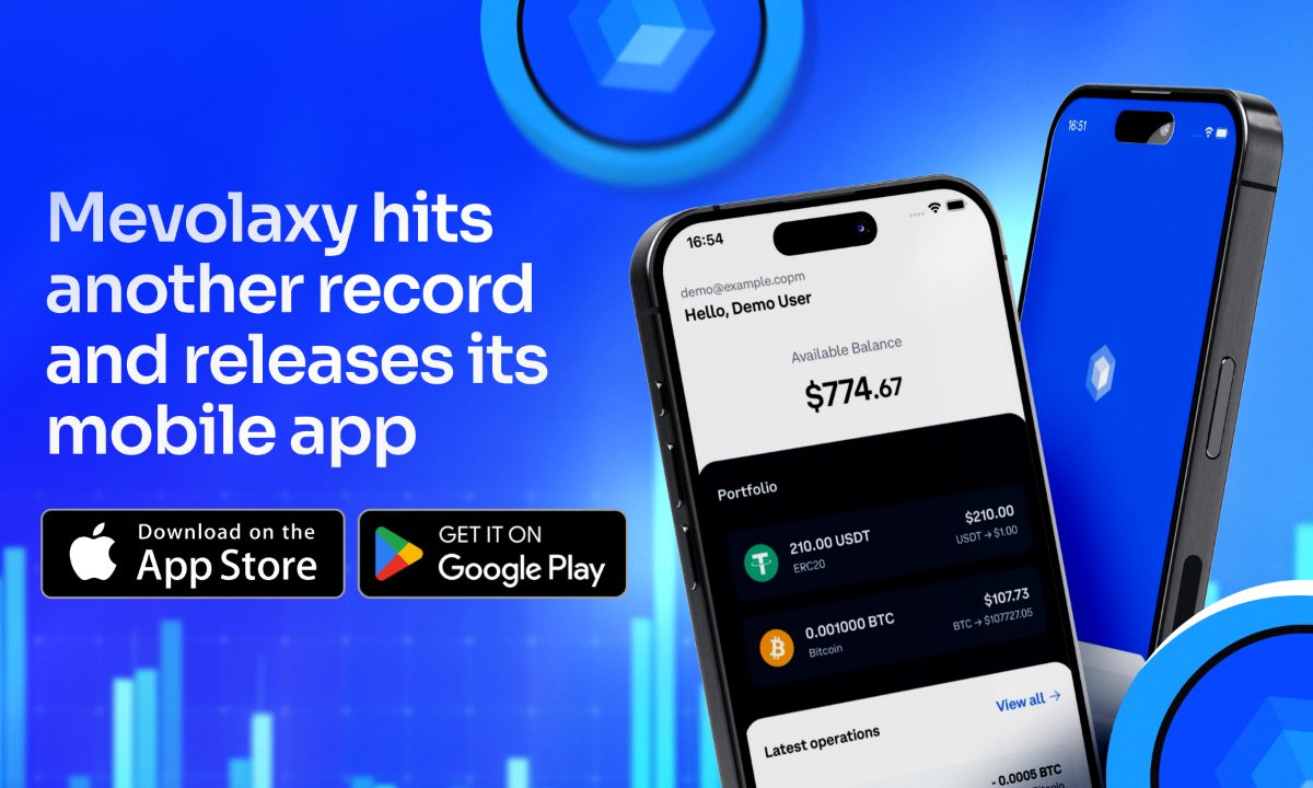 Mevolaxy Launches Mobile App and Announces Record Payouts