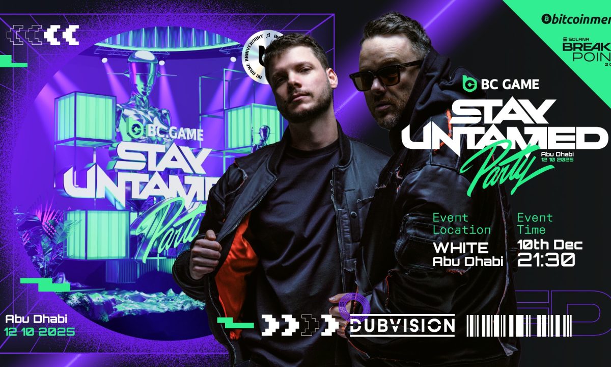 BC.GAME’s “Stay Untamed” Breakpoint Eve party tops 1,200 sign-ups, with DubVision and Mari Ferrari headlining