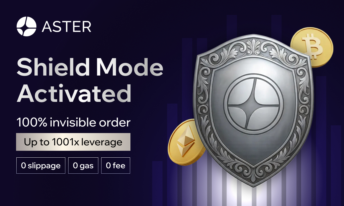 Aster Launches Shield Mode, A Protected High-Performance Trading Mode For On-Chain Traders
