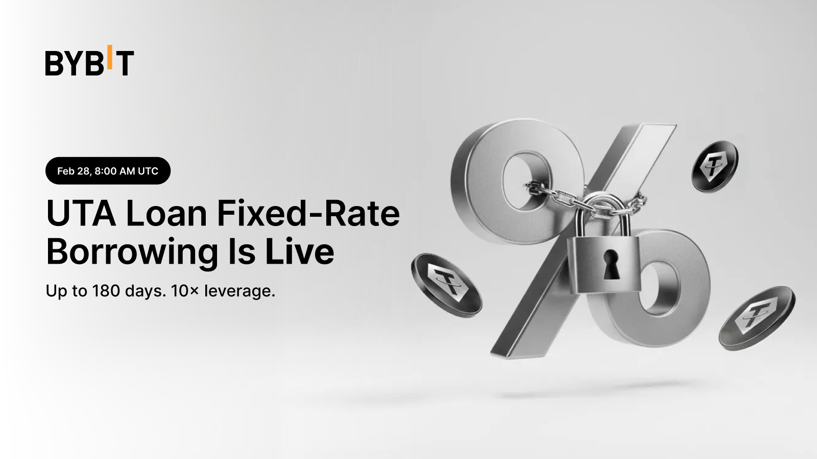 Bybit Introduces Fixed-Rate UTA Loans Offering Up To 10x Leverage And Up To 180-Day Borrowing