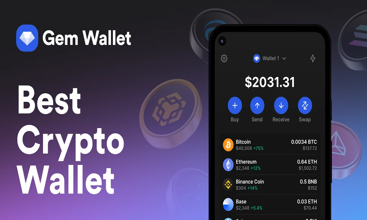 Gem Wallet – Best Crypto Wallet for 2026 – Store and Swap in One App