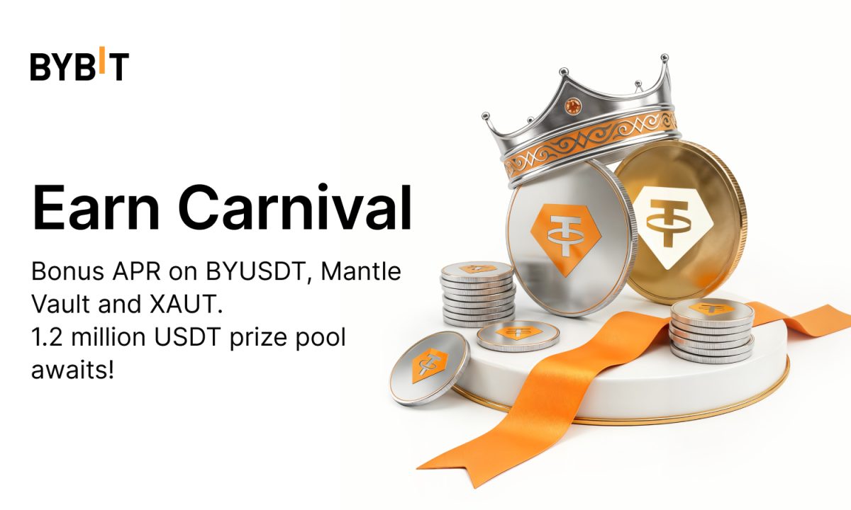 Bybit Boosts Earn Carnival With Bonus APR and New 1.2 Million USDT Prize Pool