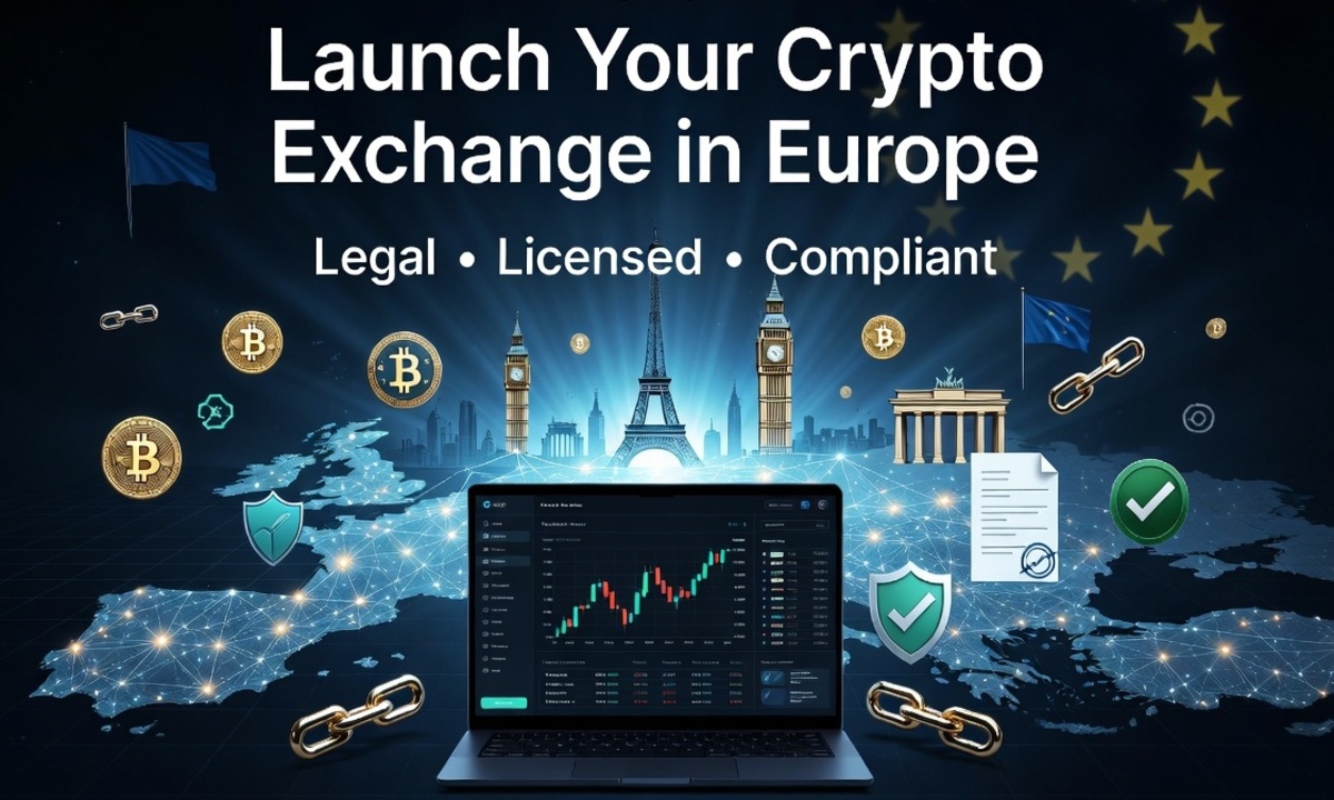 How to legally launch a crypto exchange or wallet service in Europe