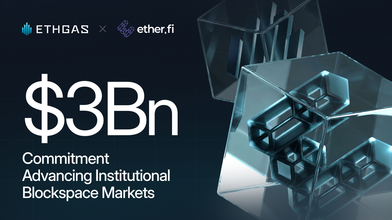 ETHGas And Ether.fi Strike Bn Deal To Advance Institutional Blockspace Markets