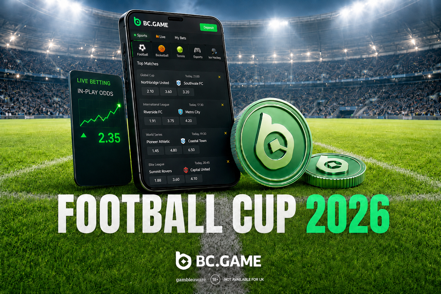 BC.GAME Brings A Crypto-First Betting Experience To The 2026 Football Season