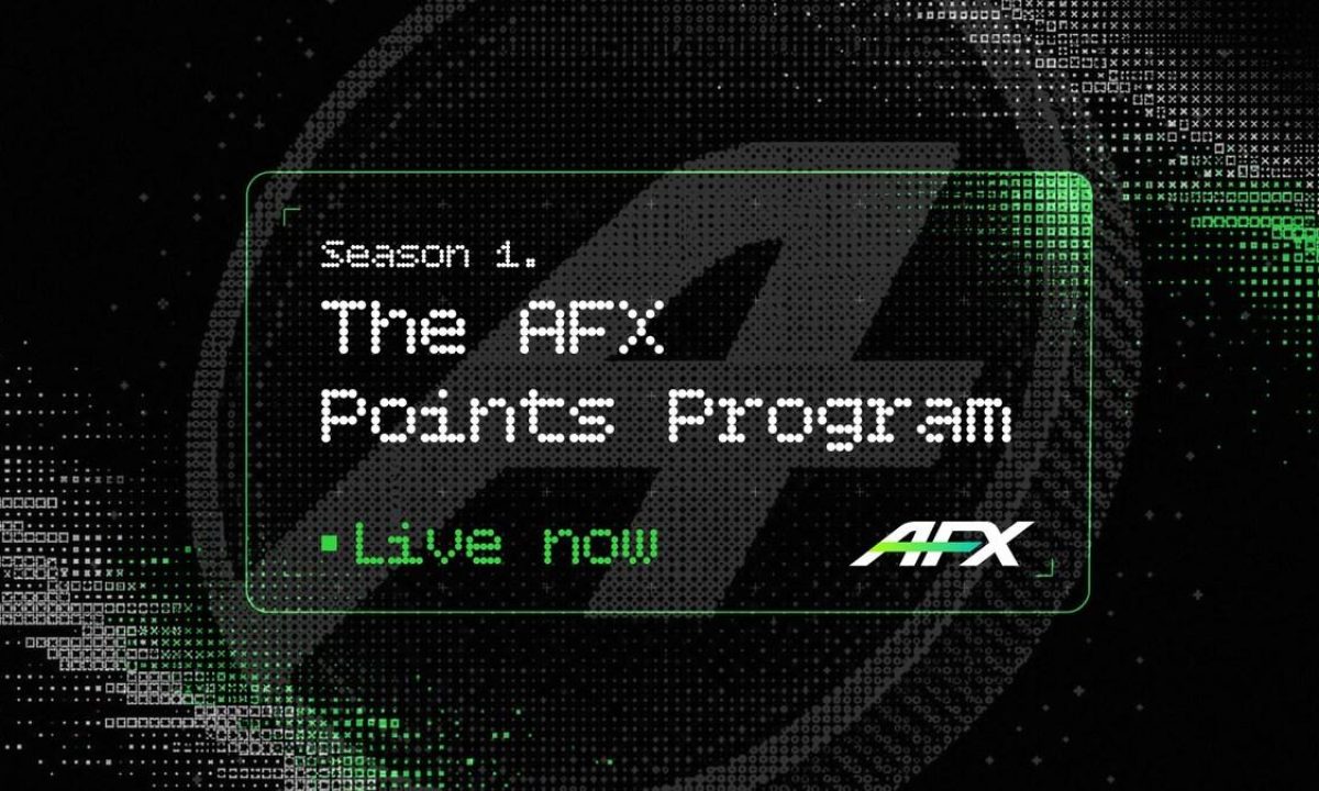 AFX Launches Mainnet Points Program to Reward Real Traders, Liquidity Providers, and Communities