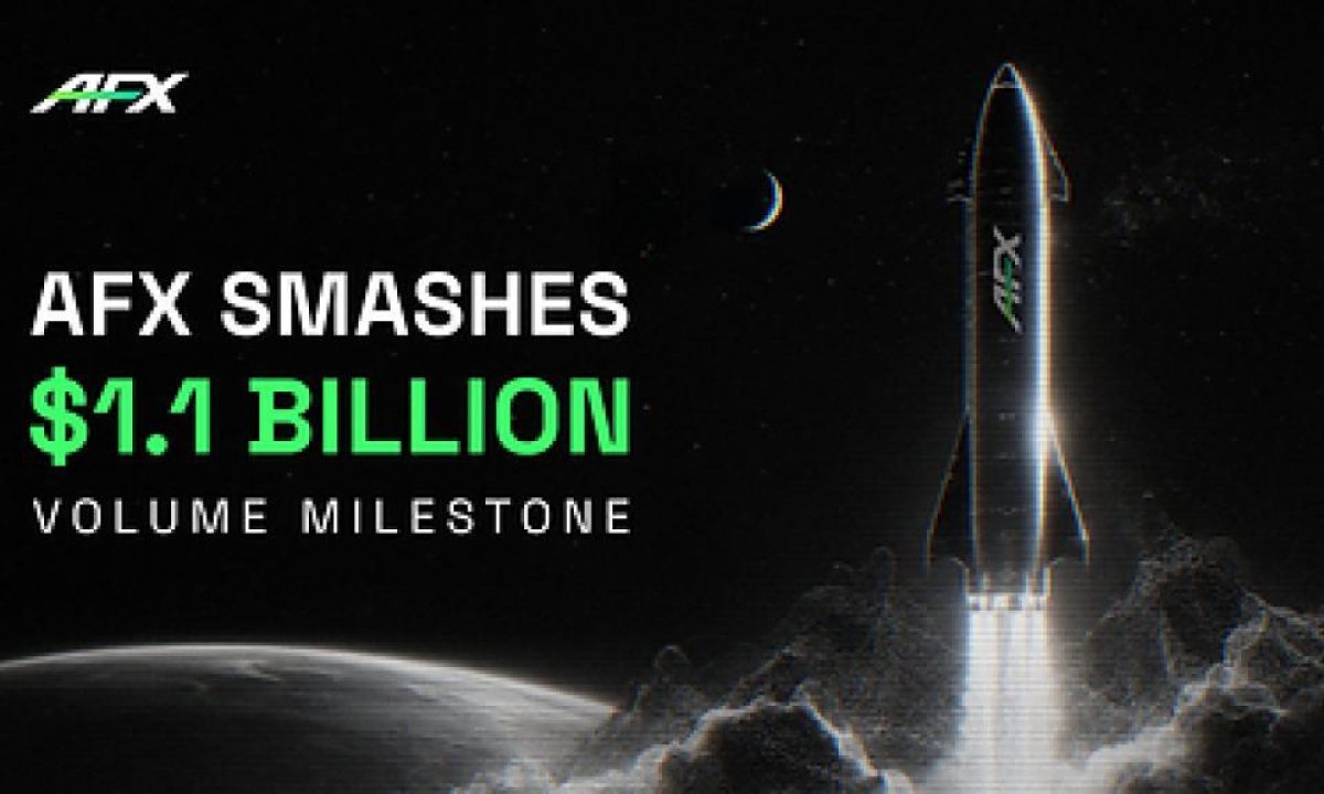 AFX Surpasses $1.1 Billion in Total Trading Volume, Highlighting Capital Efficiency in On-Chain Derivatives