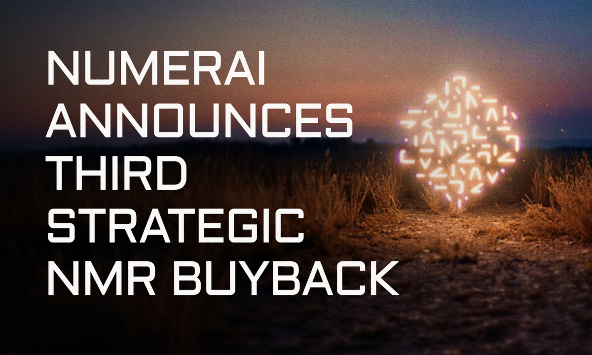 Numerai Completes Third Strategic NMR Buyback, Bringing Total Repurchases To .2 Million