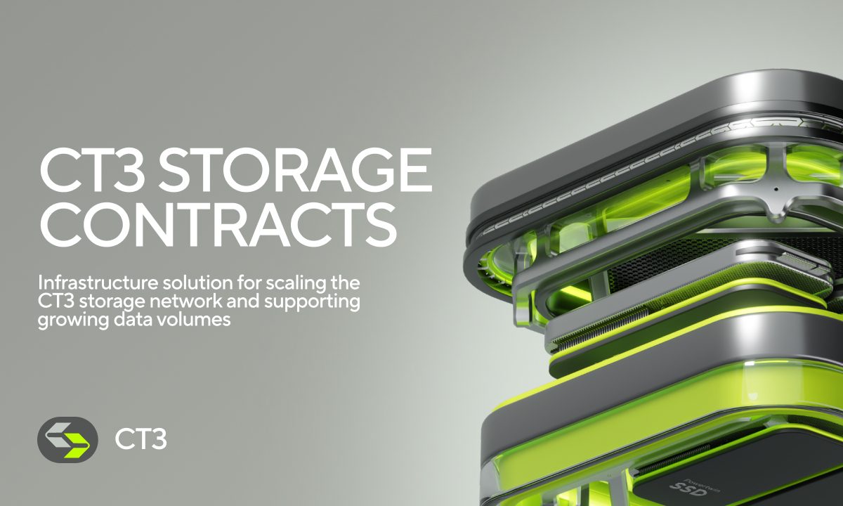 CT3 Announces Dedicated Storage Contracts to Expand Decentralized Storage Infrastructure