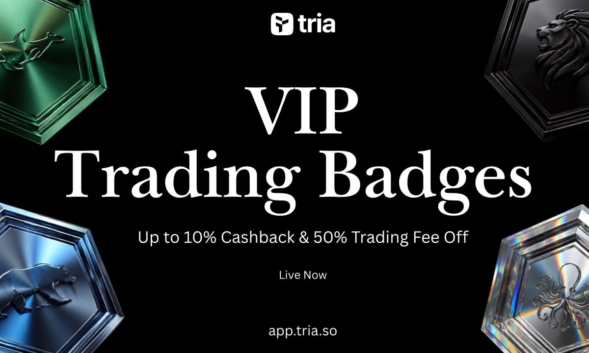 Tria Brings VIP Trading to Self-Custody for the First Time, Ending the Rewards vs. Asset Ownership Tradeoff