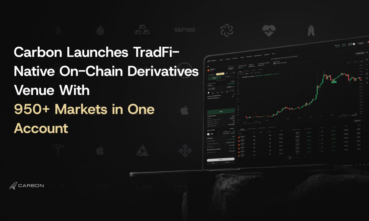 Carbon Launches TradFi-Native On-Chain Derivatives Venue With 950+ Markets in One Account