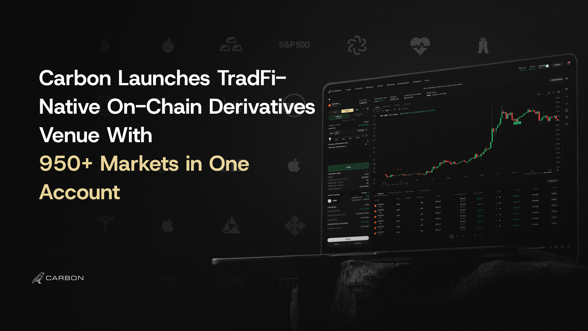 Carbon Launches TradFi-Native On-Chain Derivatives Venue With 950+ Markets in One Account Carbon Launches TradFi-Native On-Chain Derivatives Venue With 950+ Markets in One Account